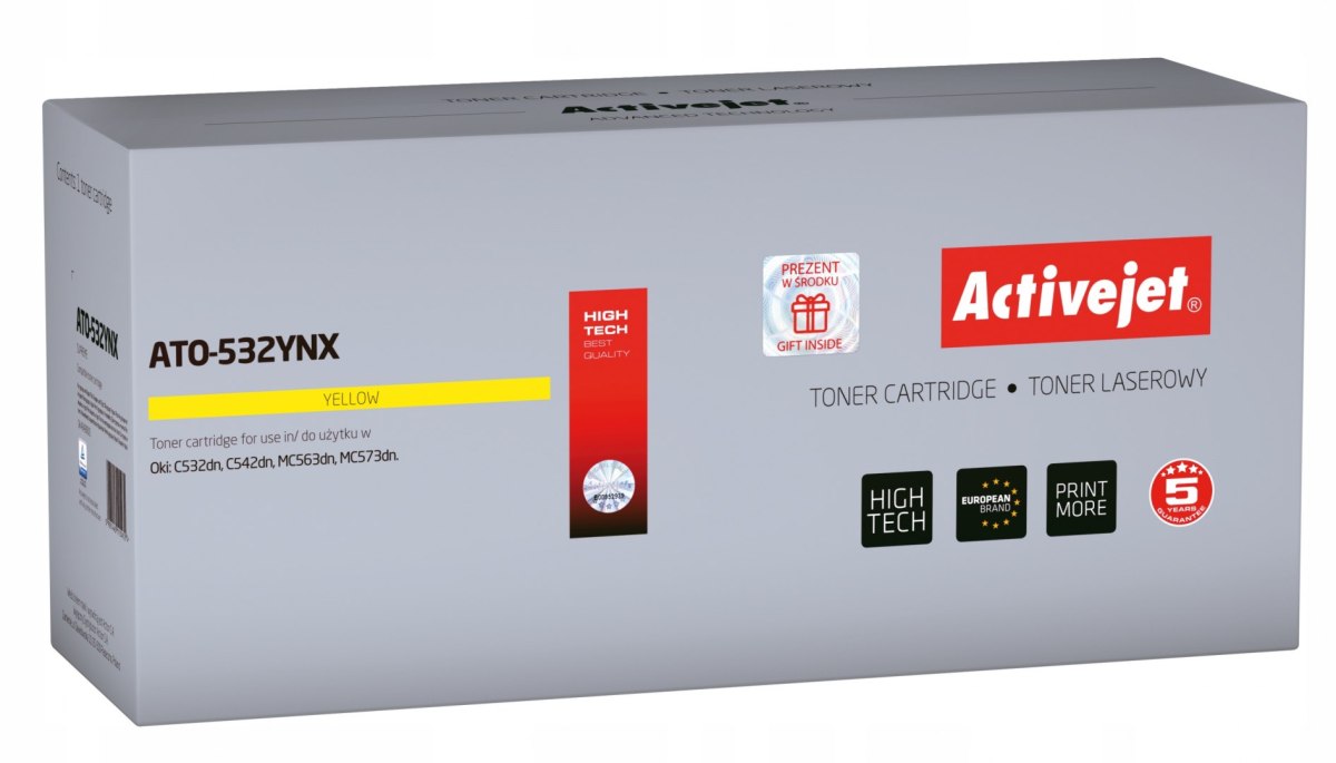 Toner Activejet ATO-532YNX (zamiennik OKI 46490605