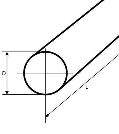 Pręt okrągły stalowy Ø 160 mm 330 mm