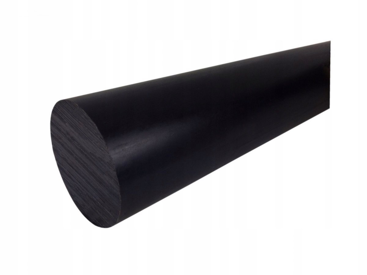 Pręt poliamid wałek Ø 8x1000 mm PA6+MoS2 czarny