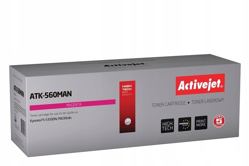 Toner Activejet ATK-560YAN (zamiennik Kyocera TK-5