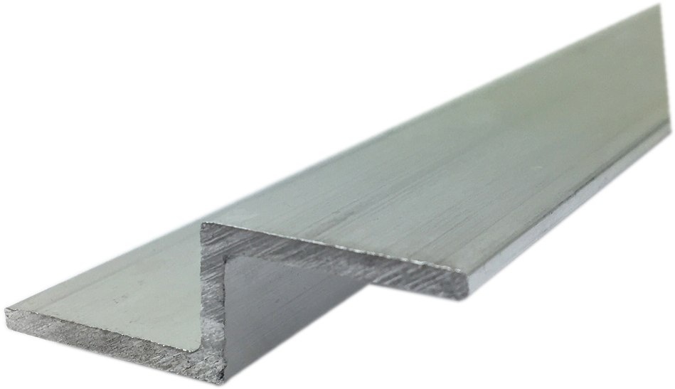 Zetownik aluminiowy 18x22x2,5 długość 1500 mm (150cm)