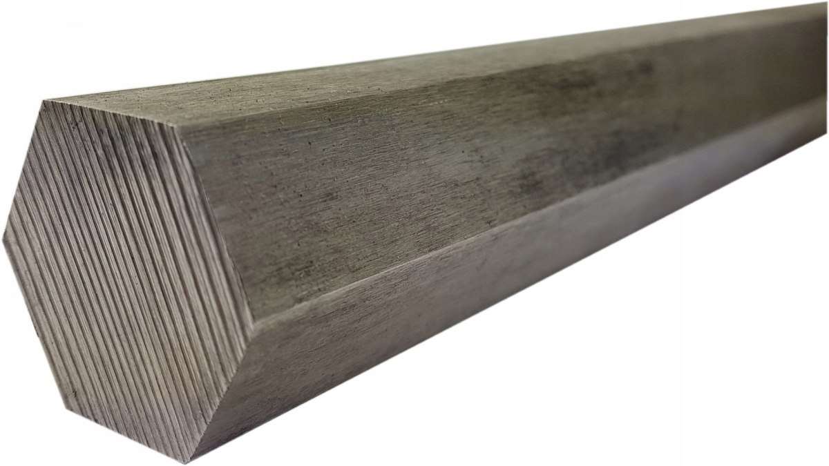 Pręt 6-kątny nierdzewny S19 mm dł.3000 mm AISI 304