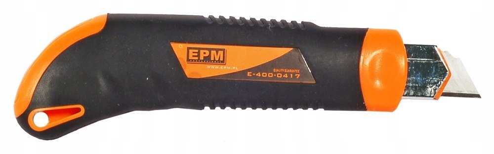 NÓŻ Z OSTRZEM ŁAMANYM 18 mm STOP CYNKU E-400-0417