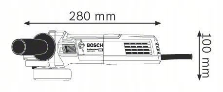 SZLIFIERKA KĄTOWA 125 mm GWS 9-125 S 900W