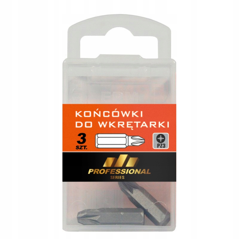 GROT, BIT, KOŃCÓWKA DO WKRĘTARKI 25 mm 3 szt. PZ3