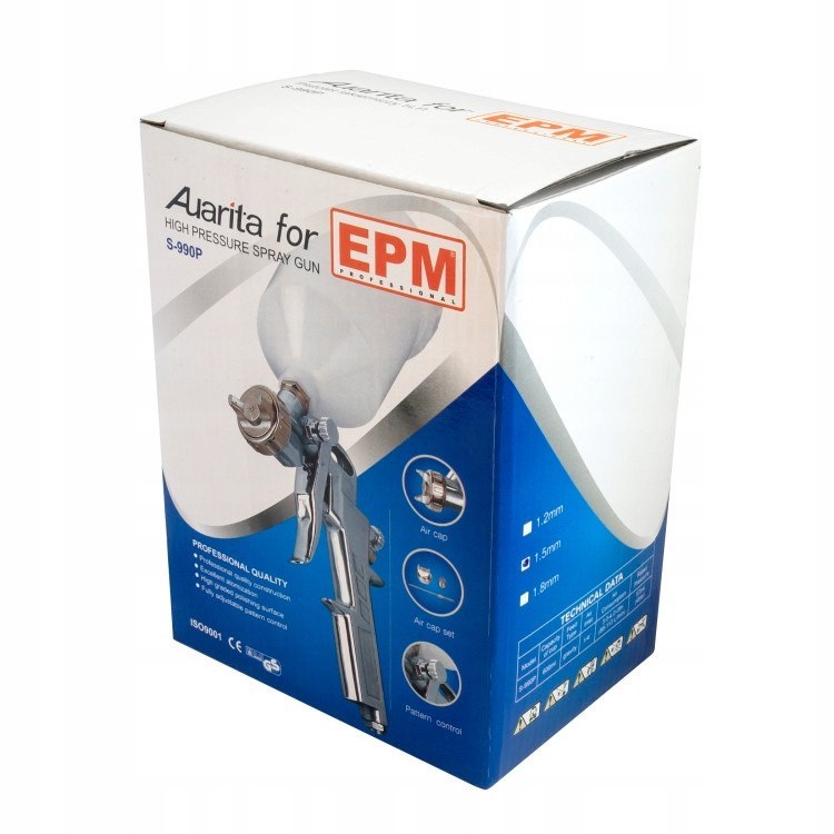 Pistolet lakierniczy h.p. aurita s-990p 600ml 1.5
