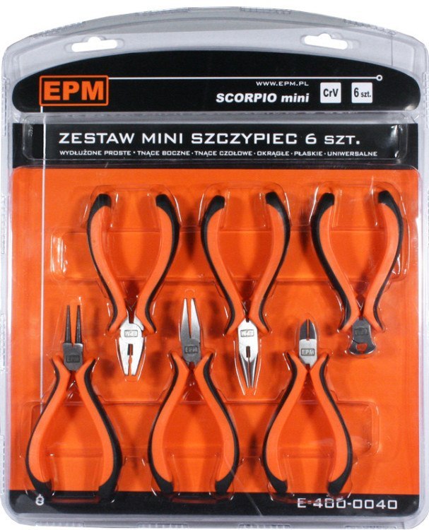 ZESTAW MINI SZCZYPIEC 6 szt.UK CRV SCORPIO