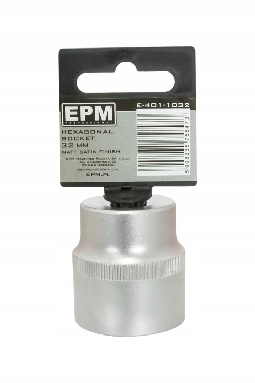 NASADKA KRÓTKA 1/2'''' 6-KĄTNA SATIN 12 mm