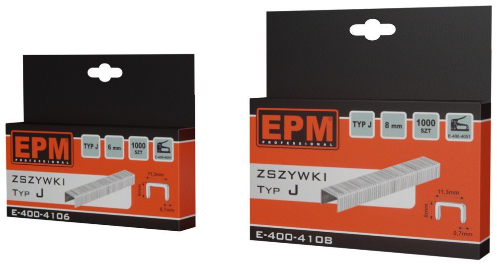 ZSZYWKI 1000 szt. 10 mm J-010
