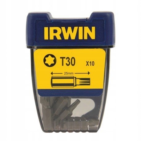 GROT, BIT, KOŃCÓWKA TYPU TORX 1/4' 25 mm 10 szt. T30