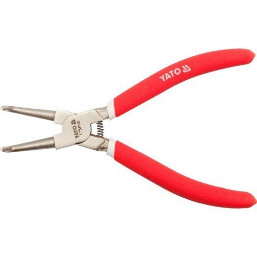 Szczypce segera wewnętrzne wygięte 225 mm YATO