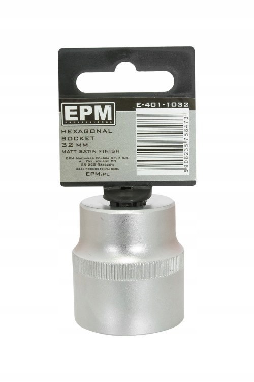NASADKA KRÓTKA 1/2'''' 6-KĄTNA SATIN 24 mm