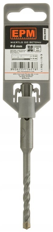 Wiertło SDS+ quatro do betonu 6*160