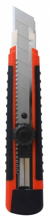 NÓŻ Z OSTRZEM ŁAMANYM 25 mm RUBBER E-400-0425