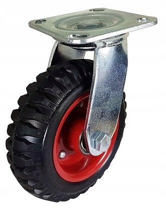 Zestaw kołowy skrętny 200 mm nośność 235 kg