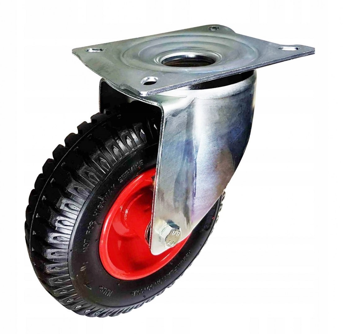 Zestaw kołowy skrętny 260 mm nośność 100 kg