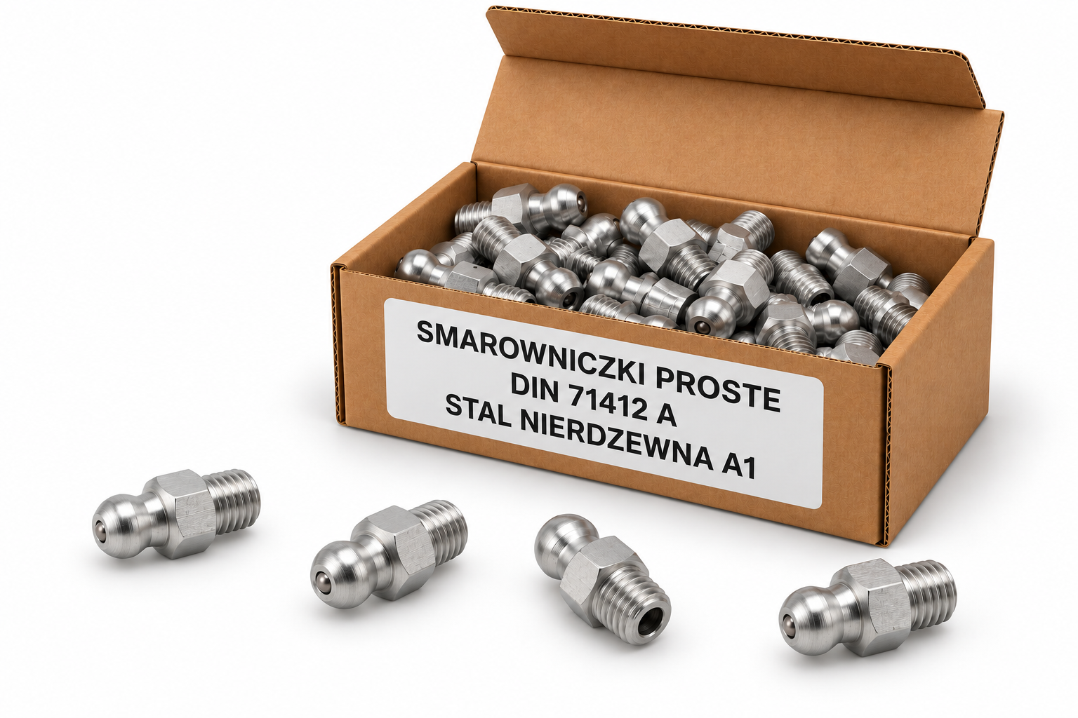 Smarowniczki DIN 71412 A w kartoniku — A1