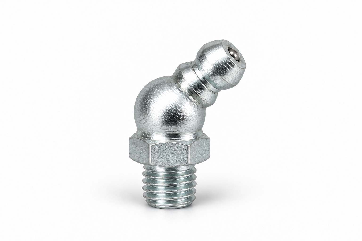 Smarowniczka 45° DIN 71412 B M5×0,8, ocynk, 1 szt.