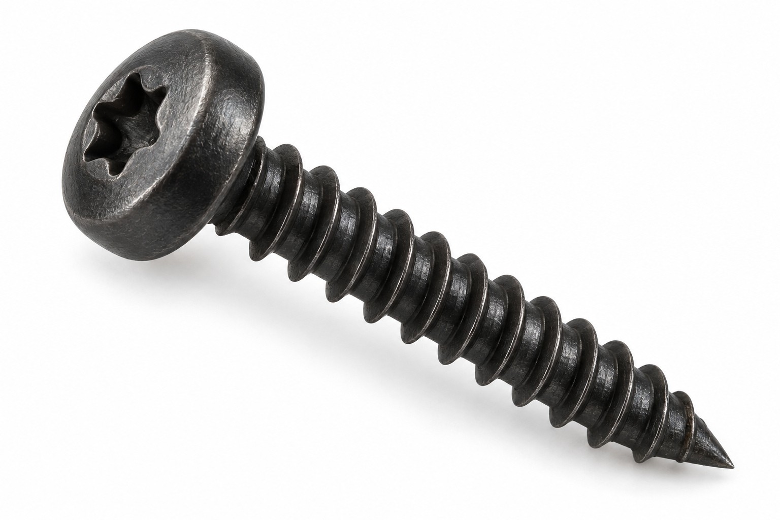 Wkręt samogwintujący ISO 14585 C z wypukłym łbem i gniazdem Torx — ilustracja rodziny