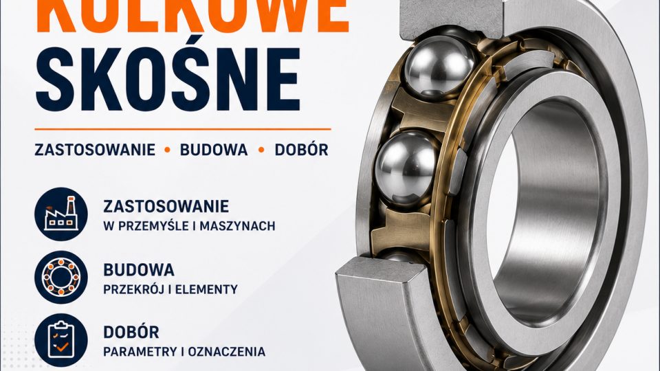 łożyska kulkowe skośne zastosowanie