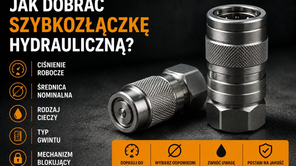 Jak dobrać szybkozłączkę hydrauliczną?